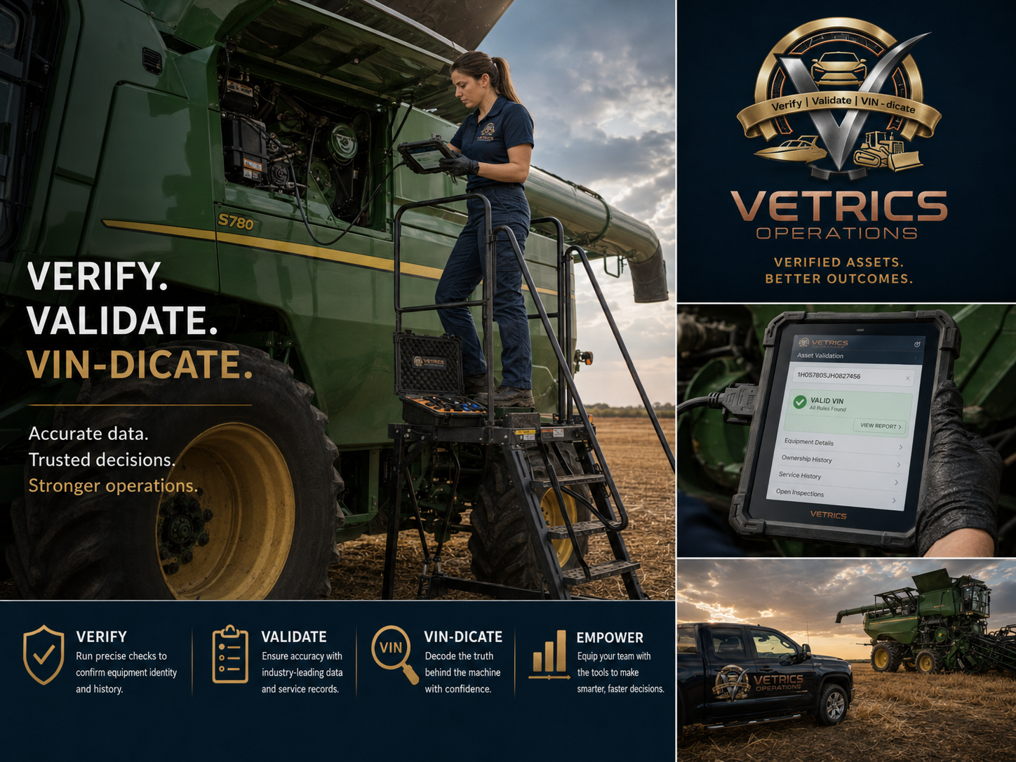Vetrics combine validation service